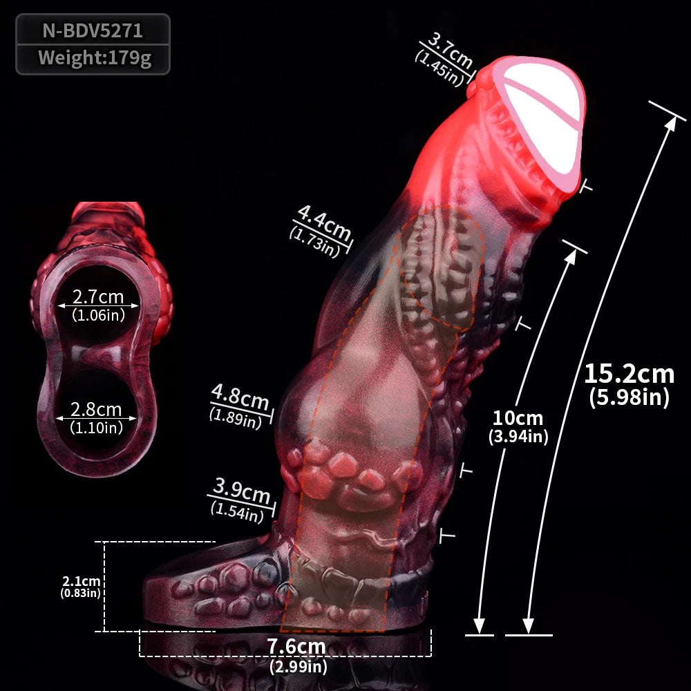 Vibrating Silicone Sleeve Extender – Multi-Mode