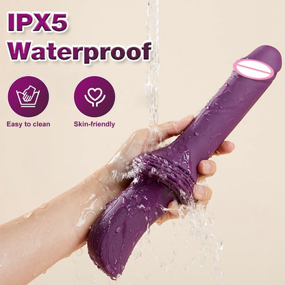 Realistic Telescopic Dildo 10 Vibration Modes