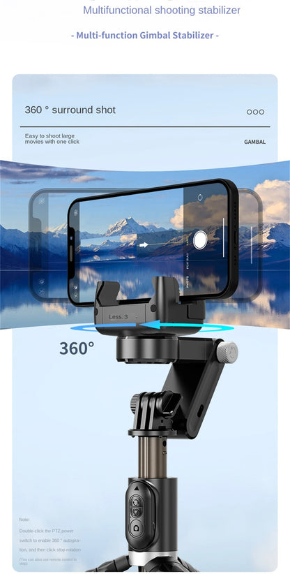 AI Adjustable Angle Smartphone Gimbal