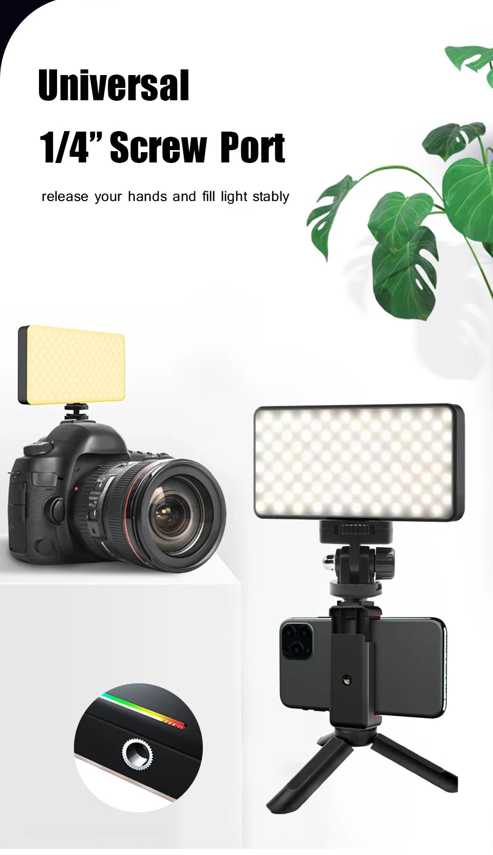 Portable Vlog Light