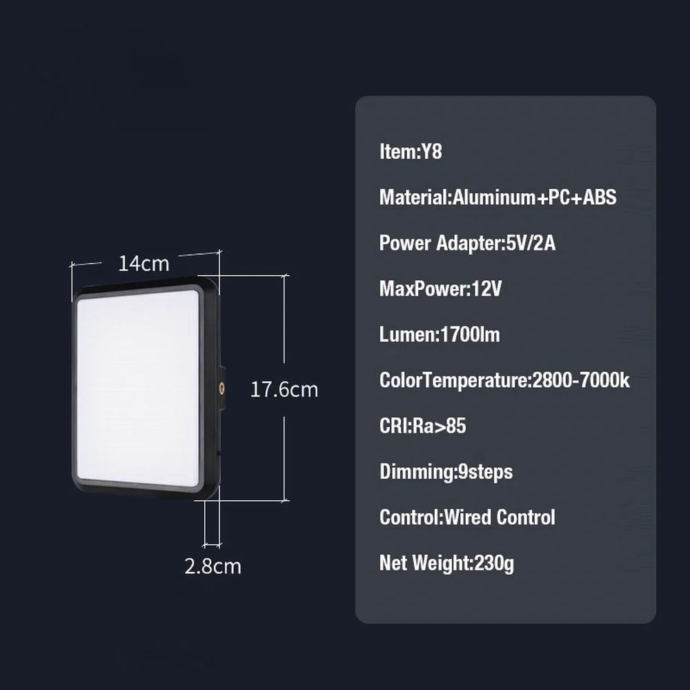9-Level Brightness Adjustable Light