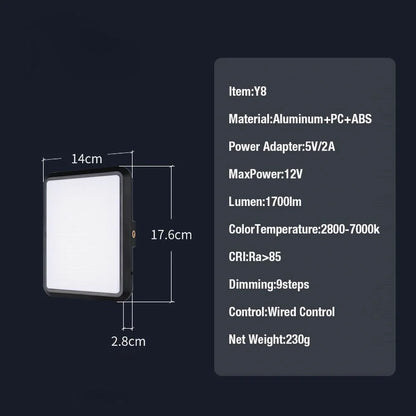 9-Level Brightness Adjustable Light