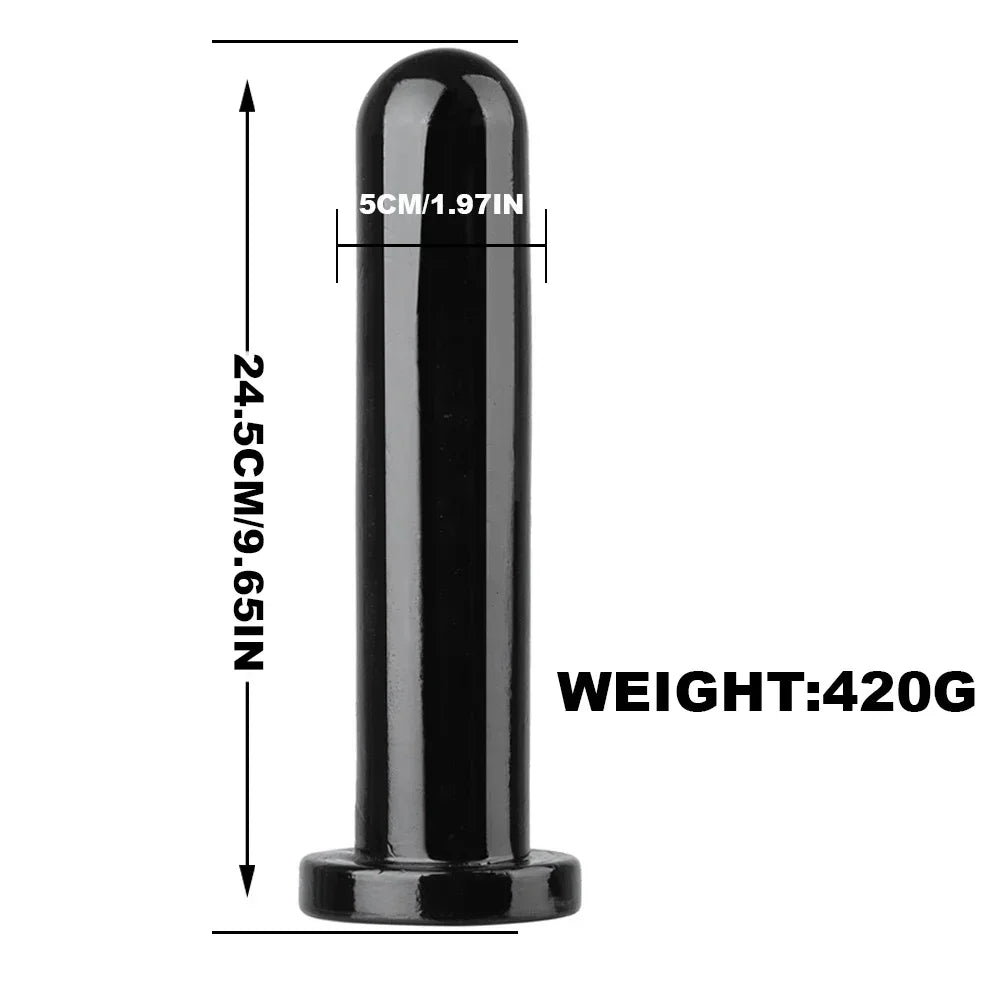 Smooth Test Tube Anal Plug Transparent Buttplug G-spot Stimulate Prostate Massager Sex Toy for Man Crystal Anal Dildo for Woman