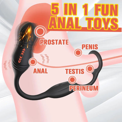 Thrusting Prostate Plug Vibrator