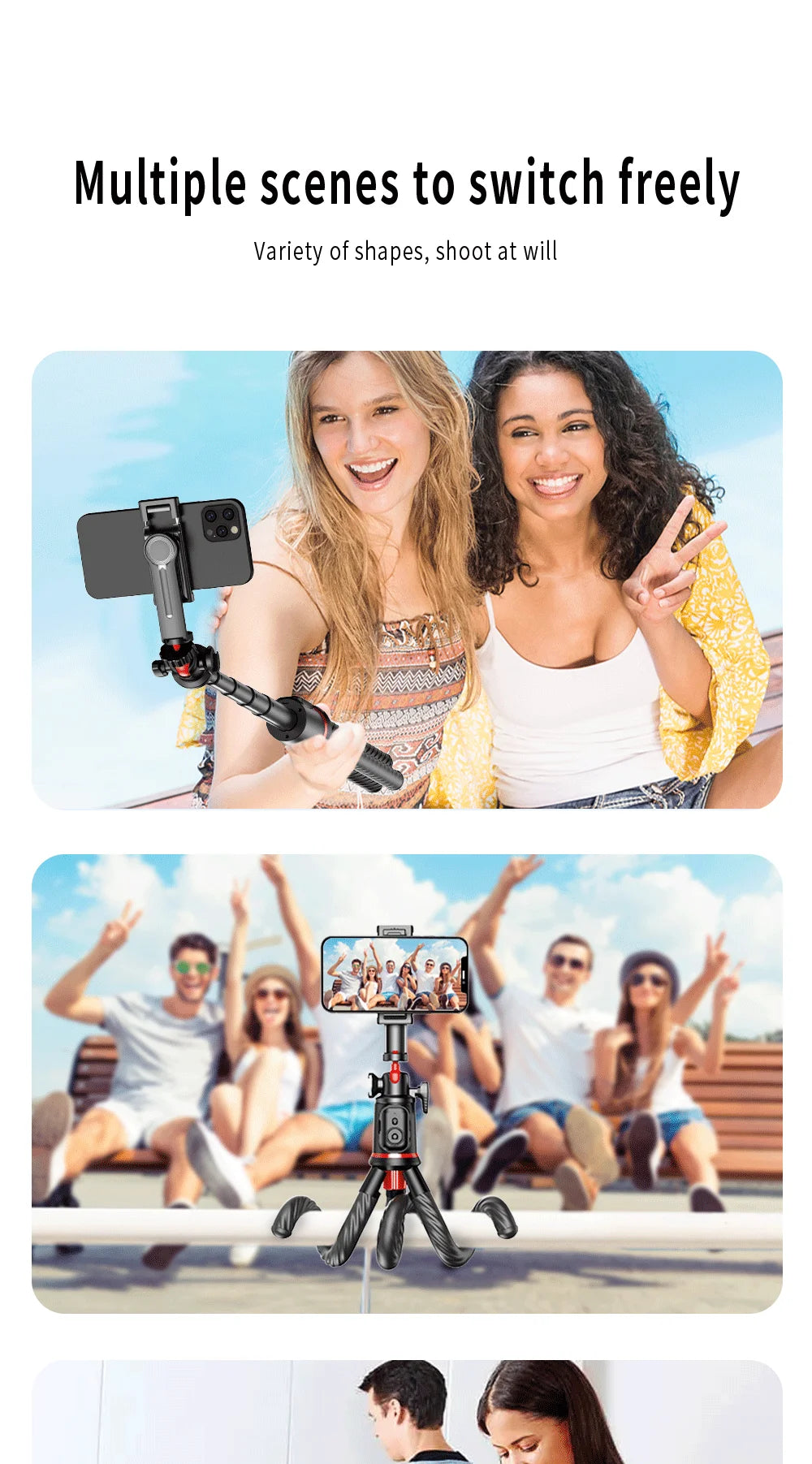 Luxury 360° Rotating Ball Head