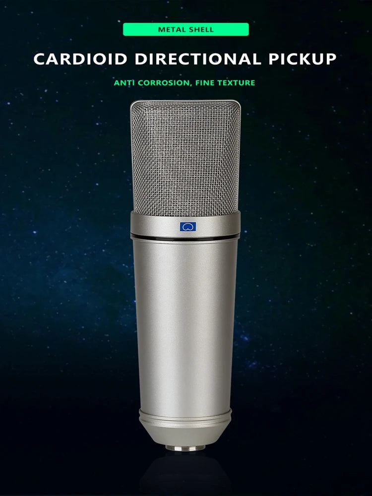 High-Sensitivity Laptop Condenser Mic