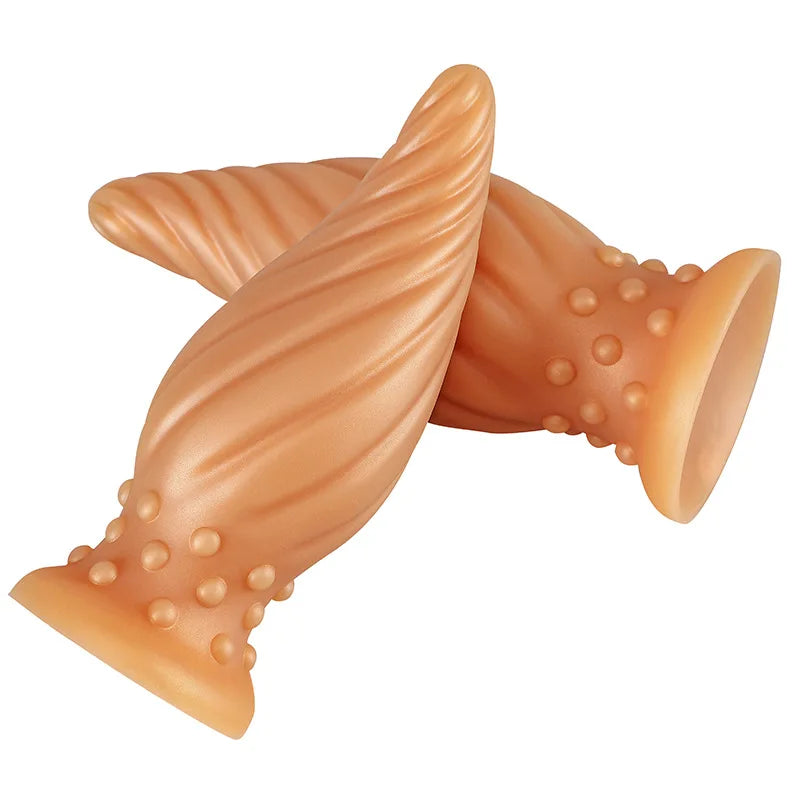 Luminous Glow Silicone Anal Plug — 5 Sizes Body Safe