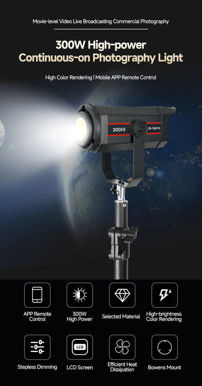 APP-Controlled Video Light for Creators