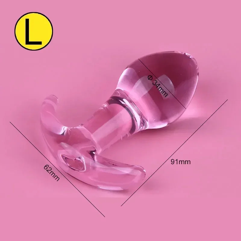 Stylish Style Crystal Glass Plug