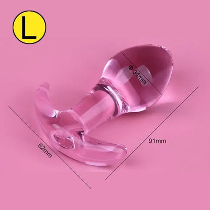 Stylish Style Crystal Glass Plug