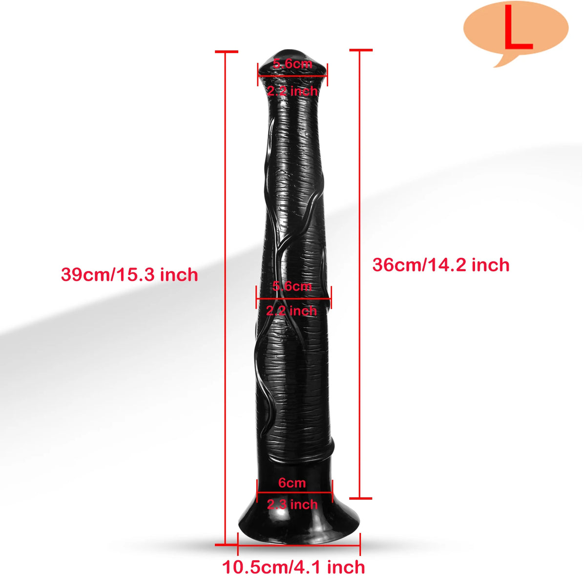 XXL Realistic Giant Horse Dildo — 3 Sizes Liquid Silicone