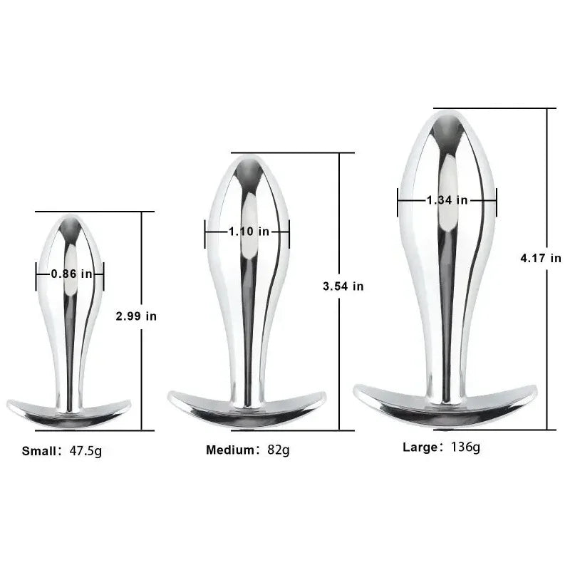 Romantic Play Metal Butt Plugs