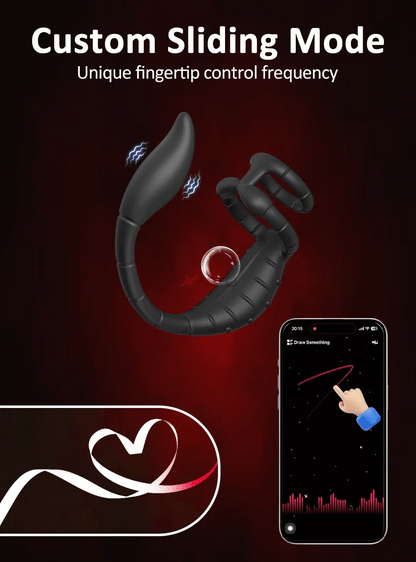 App Control Plug with Vibrating Ring