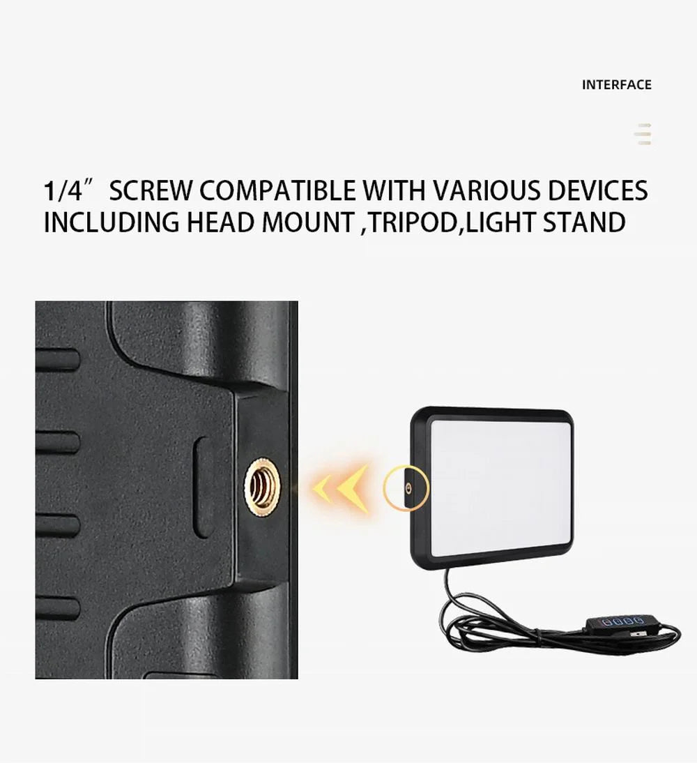 9-Level Brightness Adjustable Light