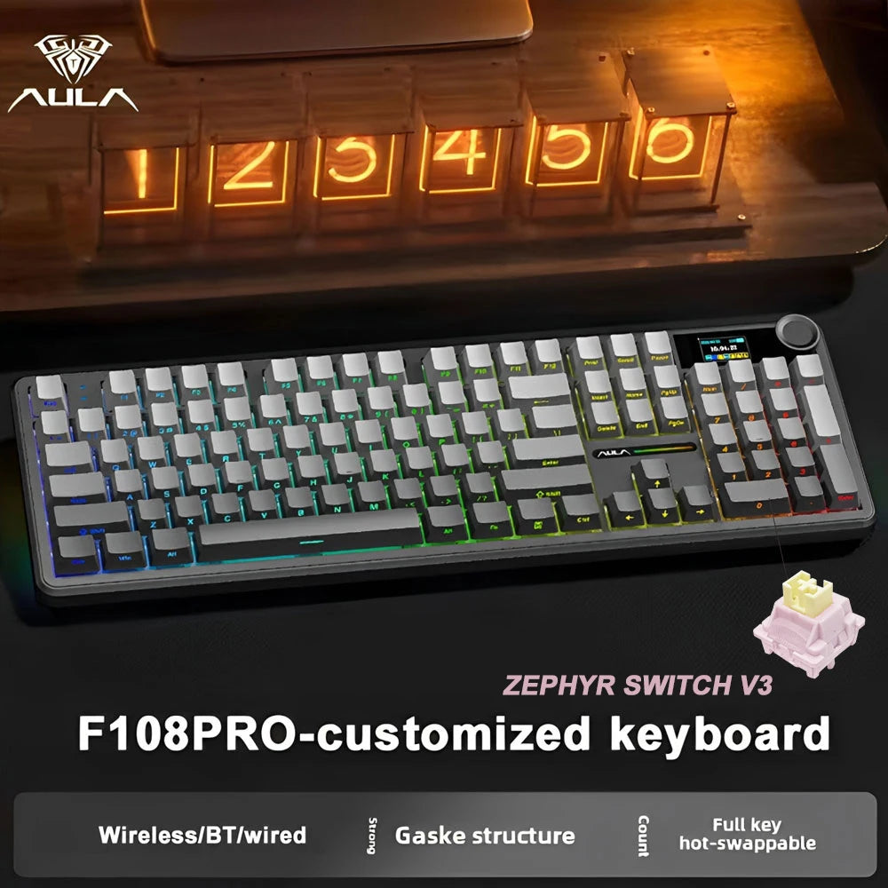 Long Battery Wireless Keyboard 8000mAh