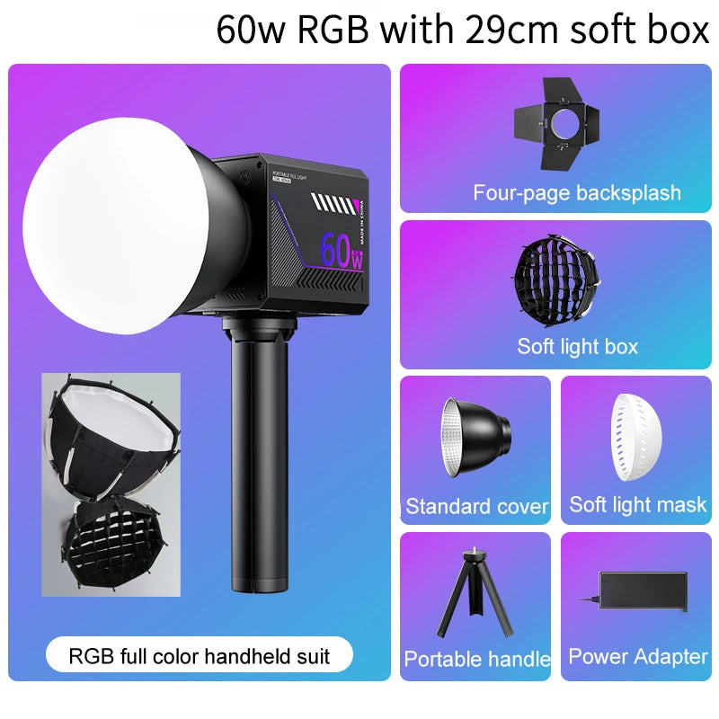 Adjustable Brightness LED Streaming Lamp