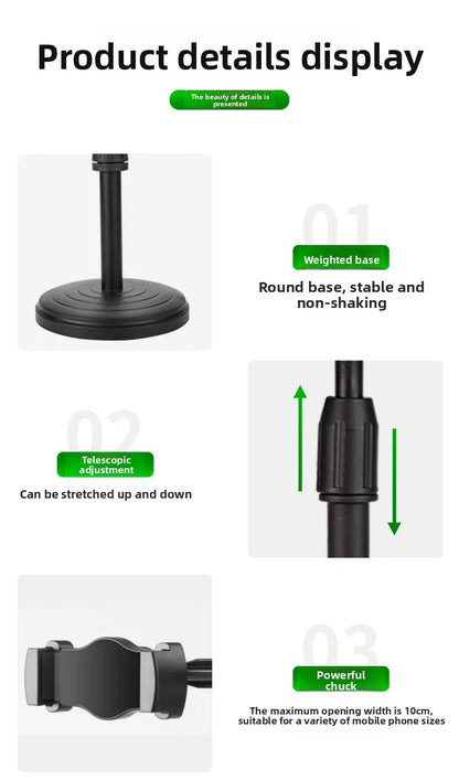 Smartphone LED Ring Light Stand