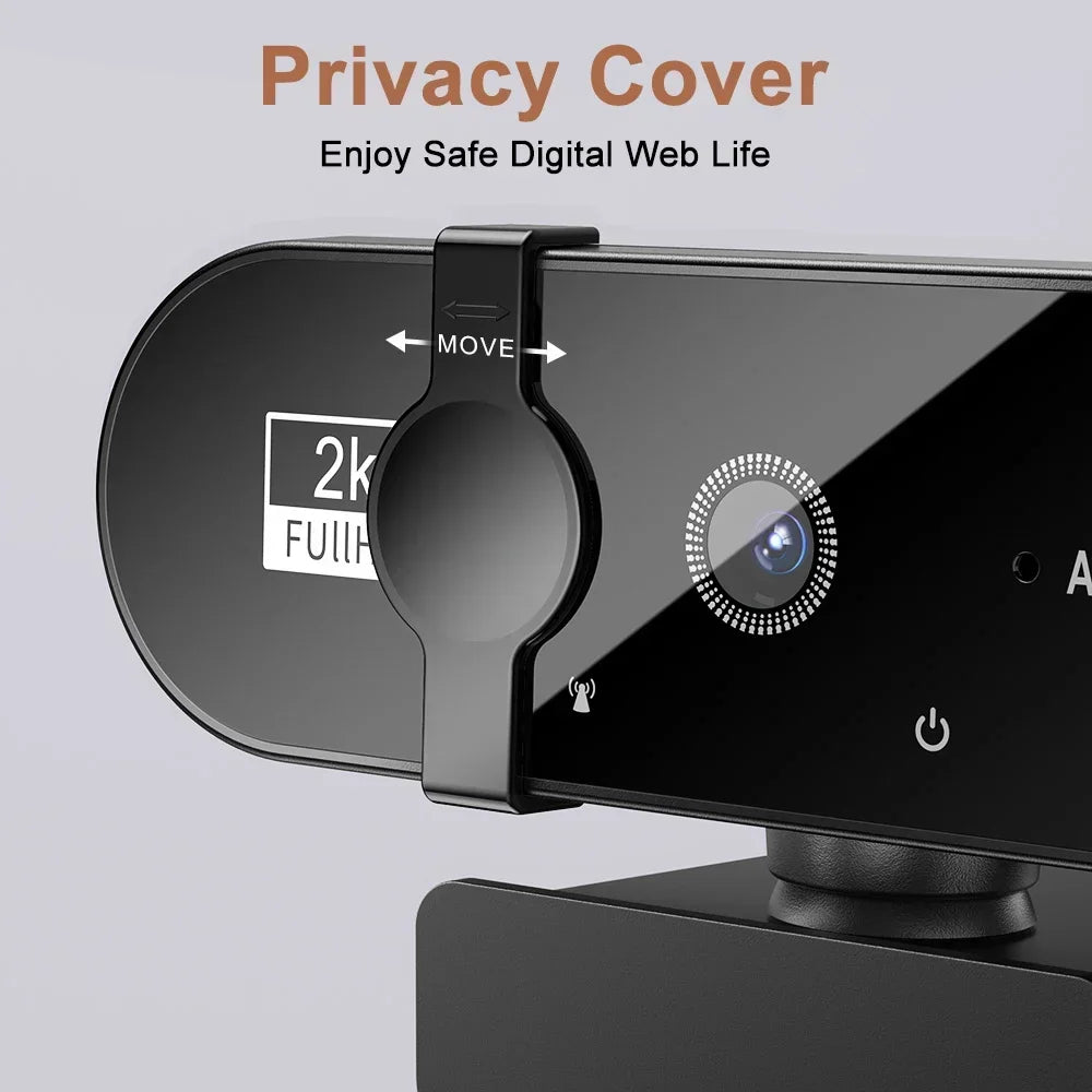 4K Webcamn With Mic & Auto Focus