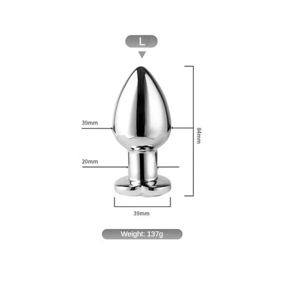 Smart Vibrating Metal LED Plug