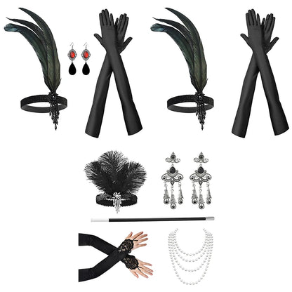 1920s Flapper Cosplay Accessory Set
