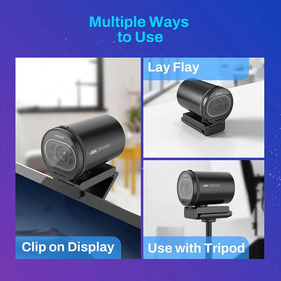 4K Ultra HD Streaming Webcam