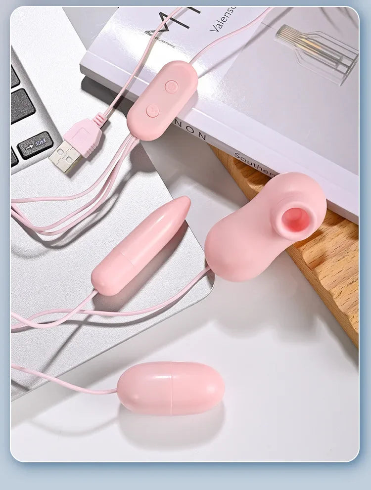All in One Dual Stimulation Clit Massager Kit