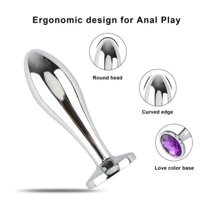 Steel Anal Butt Plug for Woman Female Ana Gay Annal Extreme Deep Buttplug Sport Men Sex Kit Toys Tooys Shop Adult Products Goods