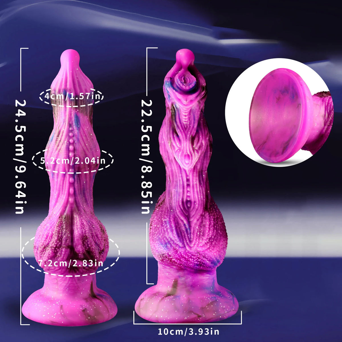 Dog Shape Silicone Dildo