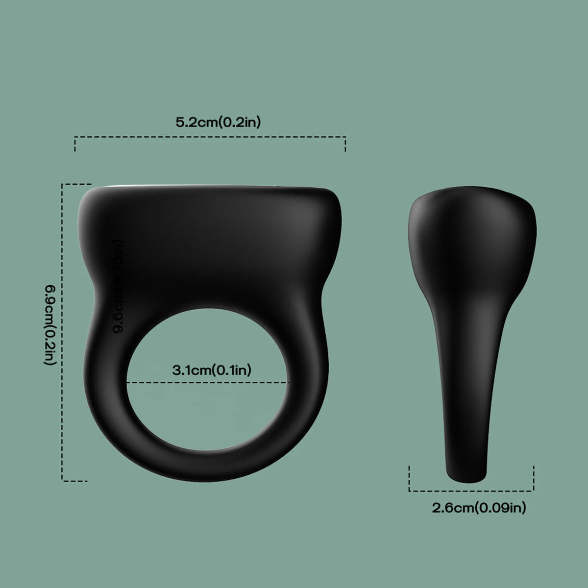 Single ring male charging lock precision ring physical silicone USK-C24 double silicone ring adult Vibrators sexo para hombre