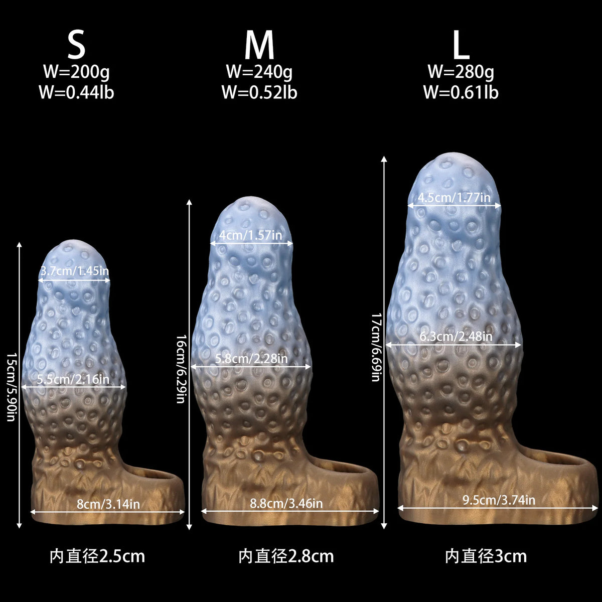 Reusable Silicone Sleeve Extender – S / M / L