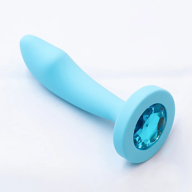 3 Sizes Butt Plug for Woman Silicone Anal Plug Crystal Base Anal Toys Anal Trainer Anal Dildos Sex Toys For Woman Men Adult Toys