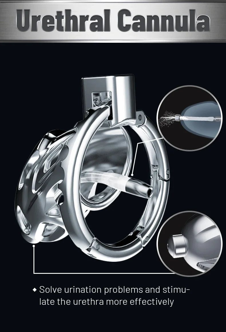 Premium Aluminum Chastity Cage