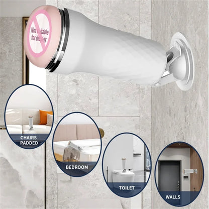 Dual-Channel Realistic Rubber Stroker Cup