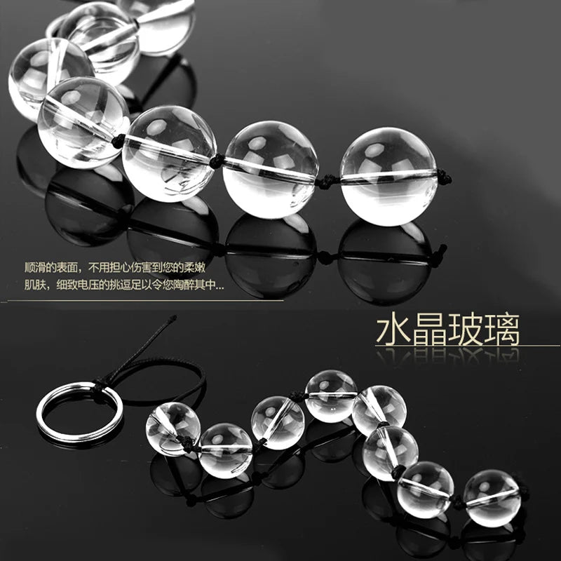 Premium Glass Pleasure Beads — Temperature Play Borosilicate