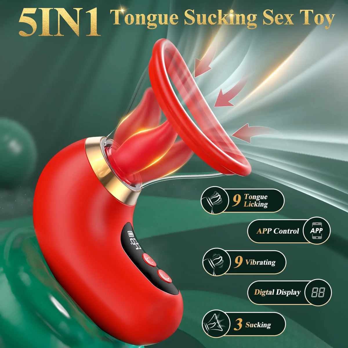 APP Control Tongue Licking Clitoral