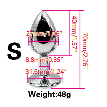 Premium Weighted Butt Plug
