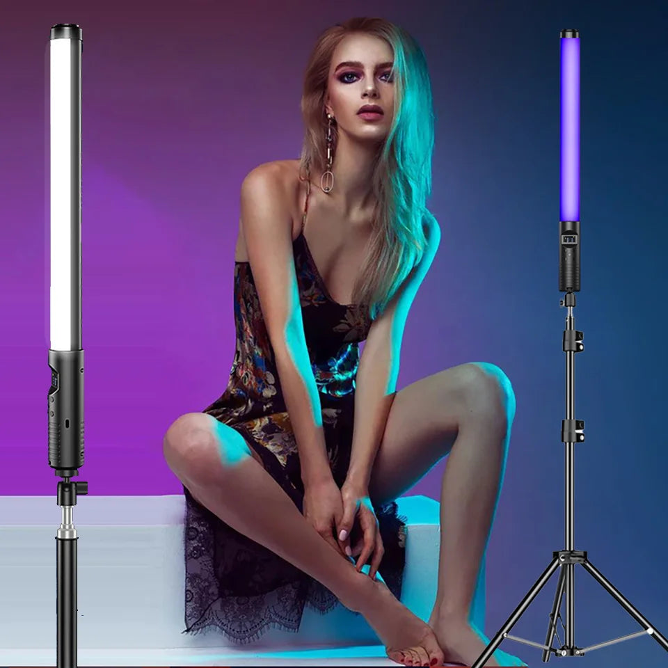 Handheld LED Light Wand with Tripod
