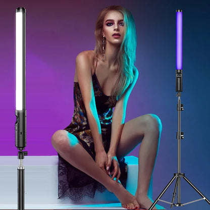 Handheld LED Light Wand with Tripod