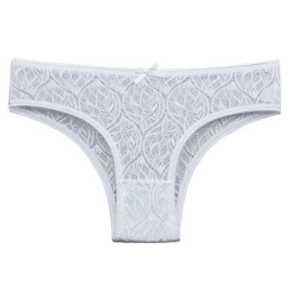 5 Pcs/Set Female Bikini Underwear Lace Briefs Women Transparent Panties Ladies Lingerie