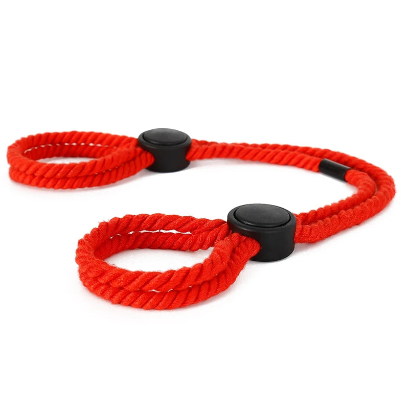 Adjustable Bondage Rope & Cuff Restraint Set