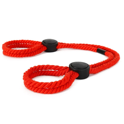 Adjustable Bondage Rope & Cuff Restraint Set