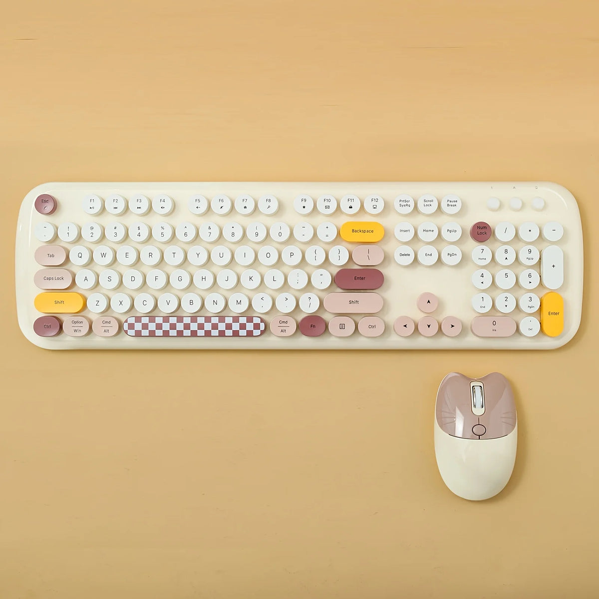 Unsharkable 104-key wireless keyboard full-size keyboard and mouse combination office keyboard with wireless mouse set
