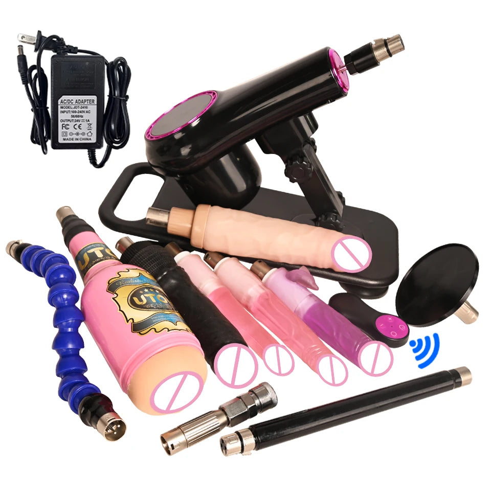 Wireless Remote Control Sex Machine Set