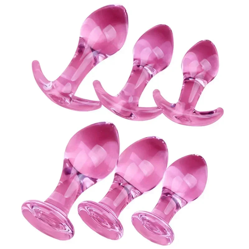 Stylish Style Crystal Glass Plug
