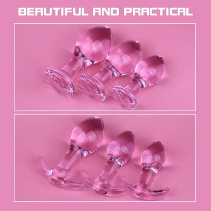 Stylish Style Crystal Glass Plug