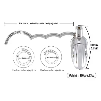 Premium Aluminum Chastity Cage