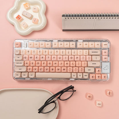 Stylish Beige Keyboard Keycaps