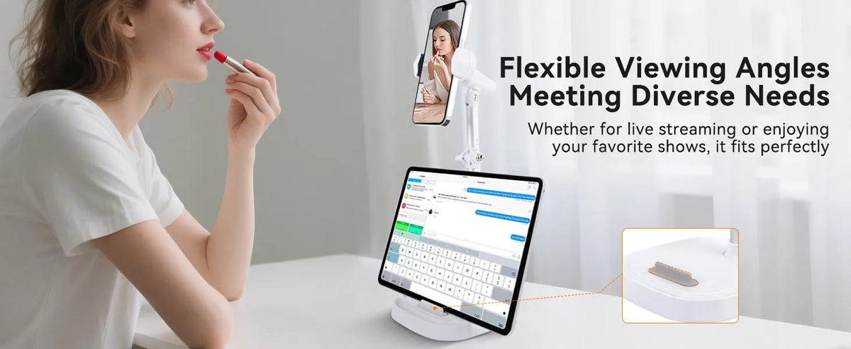 360° Heavy-Duty Desk Phone Stand