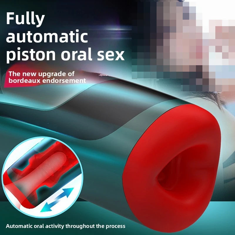 Deep Throat Vibrating Oral Stroker