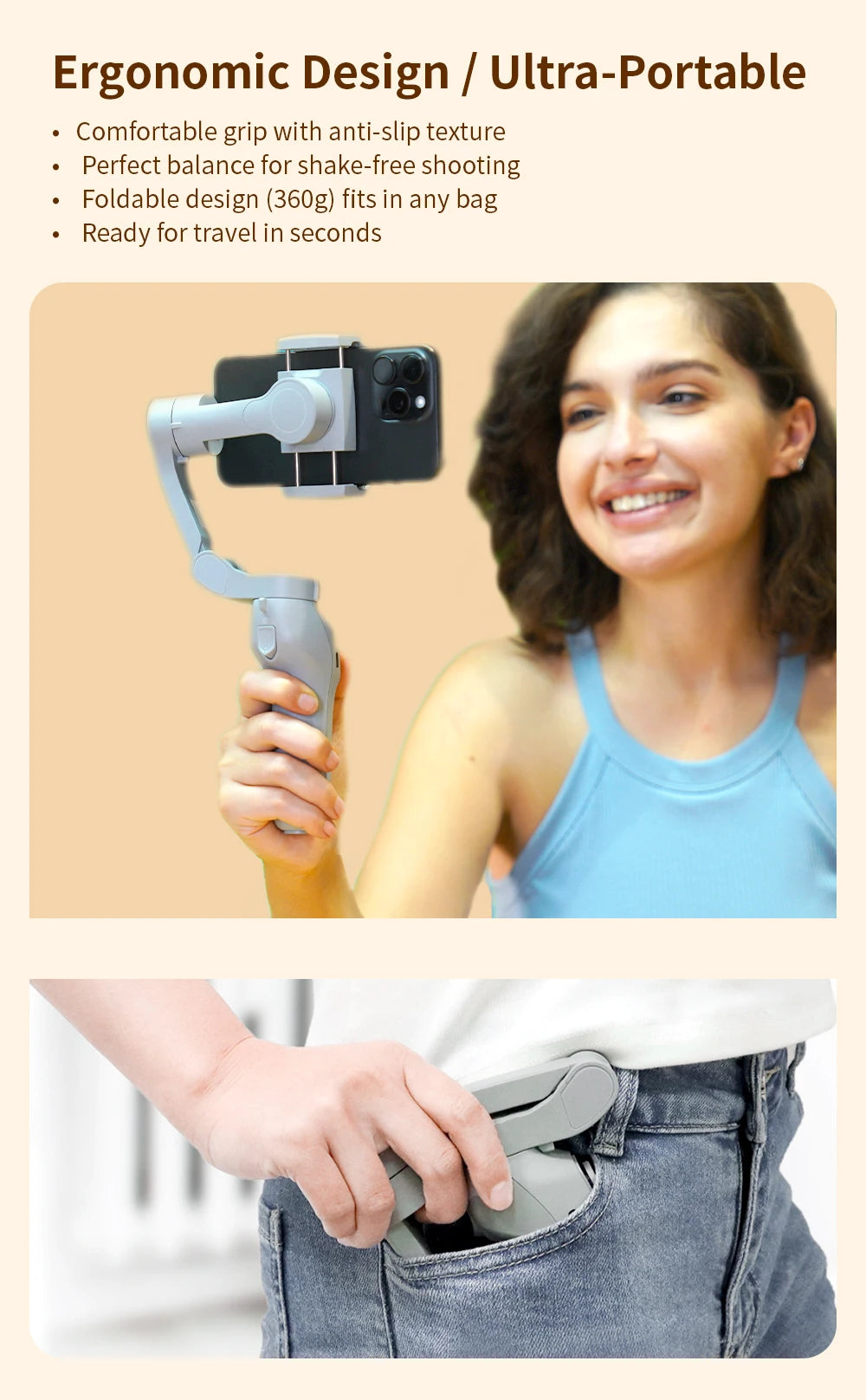 AI Face Tracking Premium Gimbal